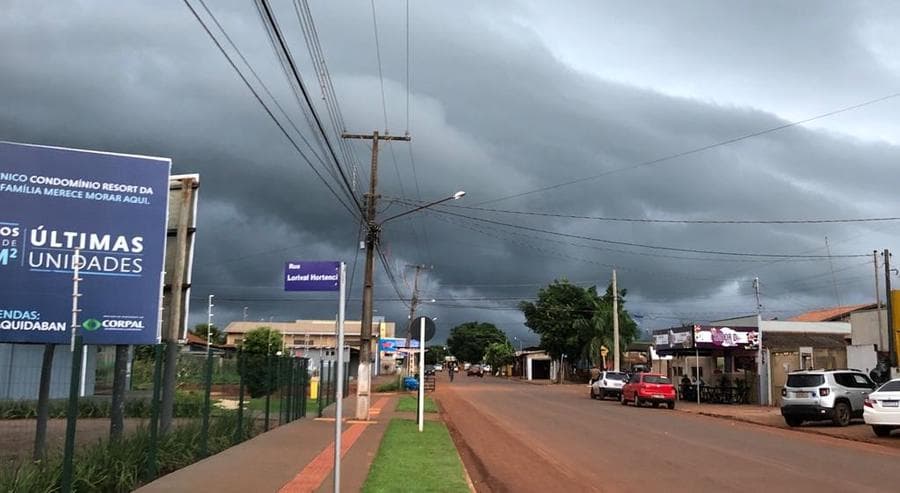 Quarta-feira tem probabilidade de chuvas em grande parte de MS