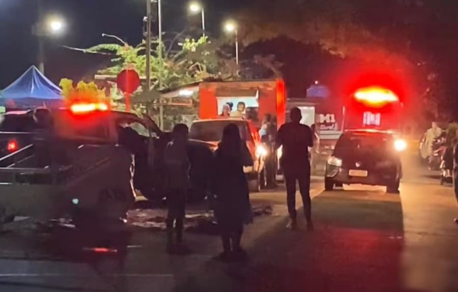 Homem esfaqueado na Praça Triângulo é encaminhado à Santa Casa de Campo Grande