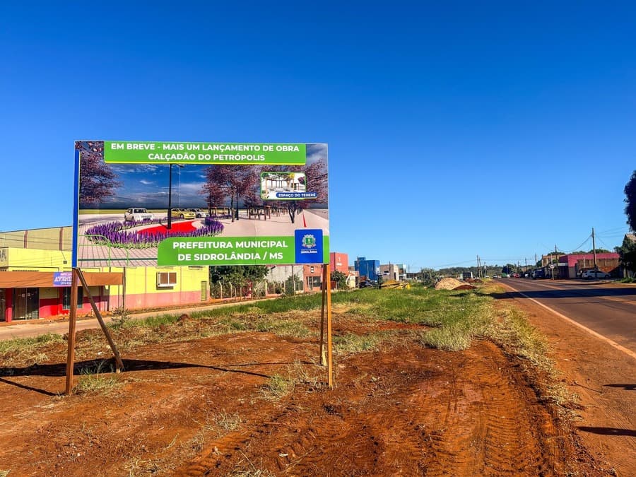 Publicado aviso de licitação para a obra do Calçadão do Jardim Petrópolis