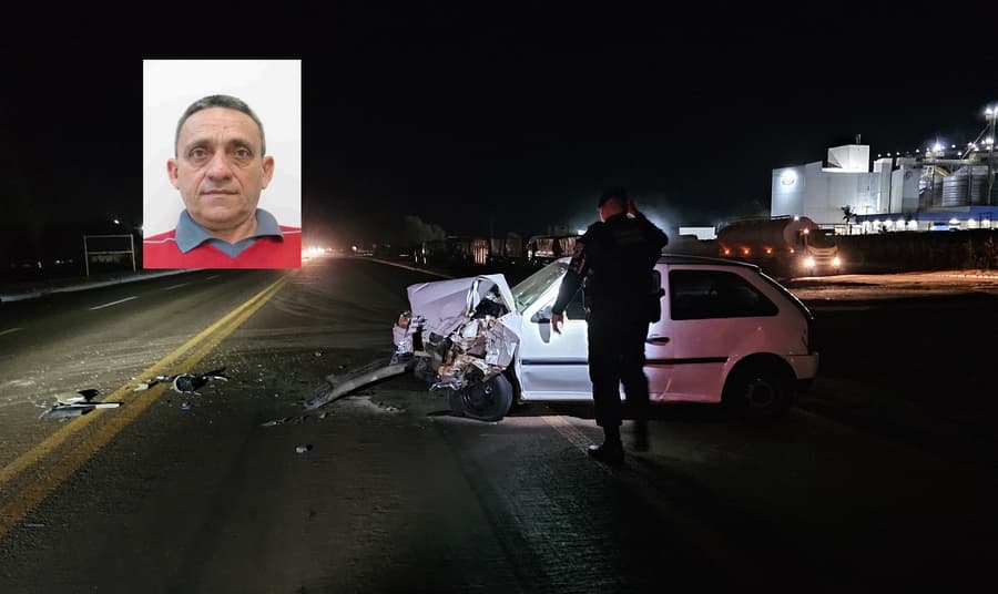 Grave acidente resulta na morte de homem de 57 anos na BR-060 em Sidrolândia