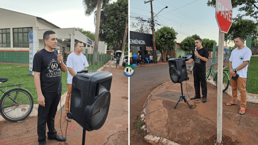 Do “mundo das drogas” ao Evangelho: conheça a história do pastor que prega nas ruas de Sidrolândia