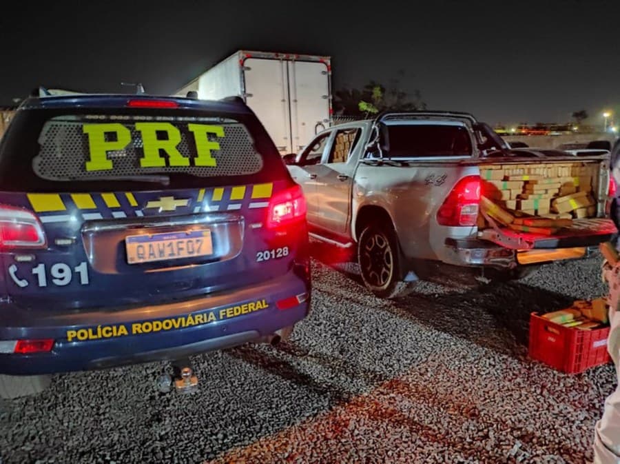 Traficante de 28 anos é preso pela Polícia Rodoviária Federal com mais de 2 toneladas de maconha