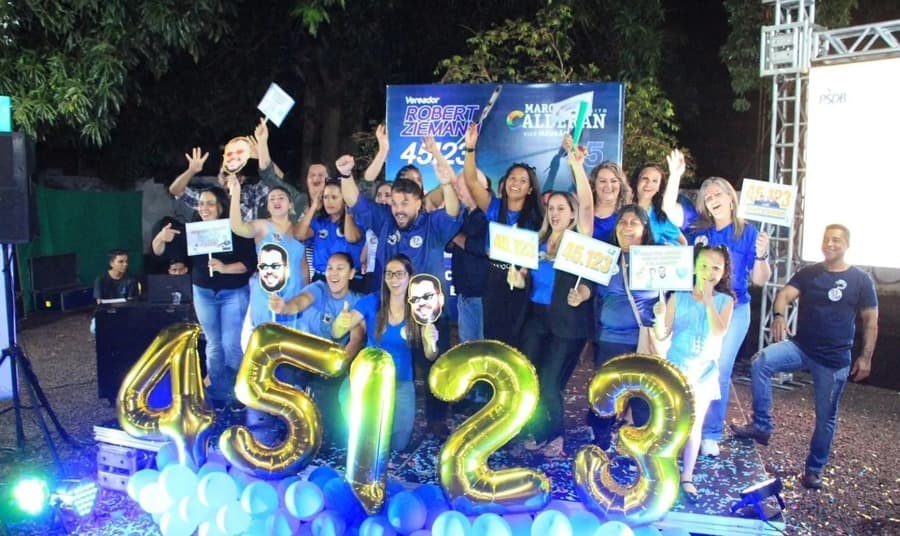 Robert Ziemann comemora reeleição e agradece apoio da população maracajuense