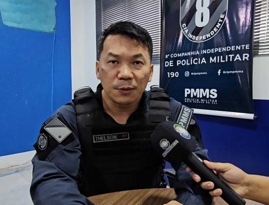 “A população de Sidrolândia pode confiar na Polícia Militar”, diz major Thelson, comandante da PM