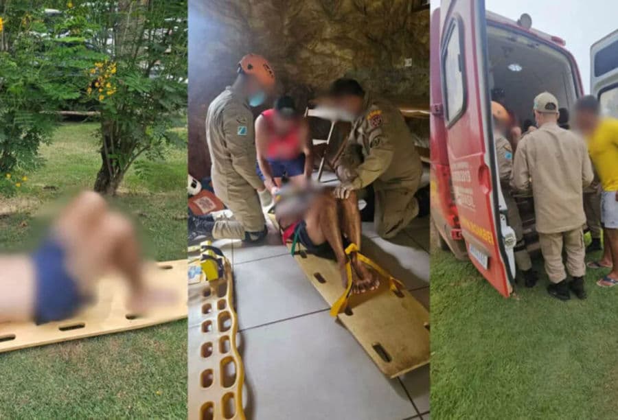 Homem de 55 anos sofre fraturas nas costelas ao descer de tobogã na Fazenda Piana em Sidrolândia
