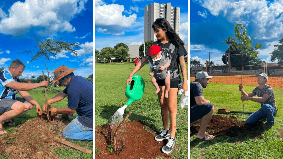 Projeto Plante Vida: voluntários se mobilizam para plantar árvores em Sidrolândia