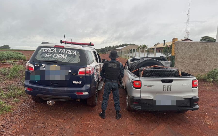 Força Tática apreende carga de contrabando na MS-162 em Sidrolândia