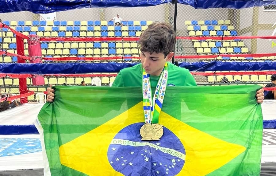 Atleta de Sidrolândia é destaque e conquista duas medalhas de ouro no Pan American Cup