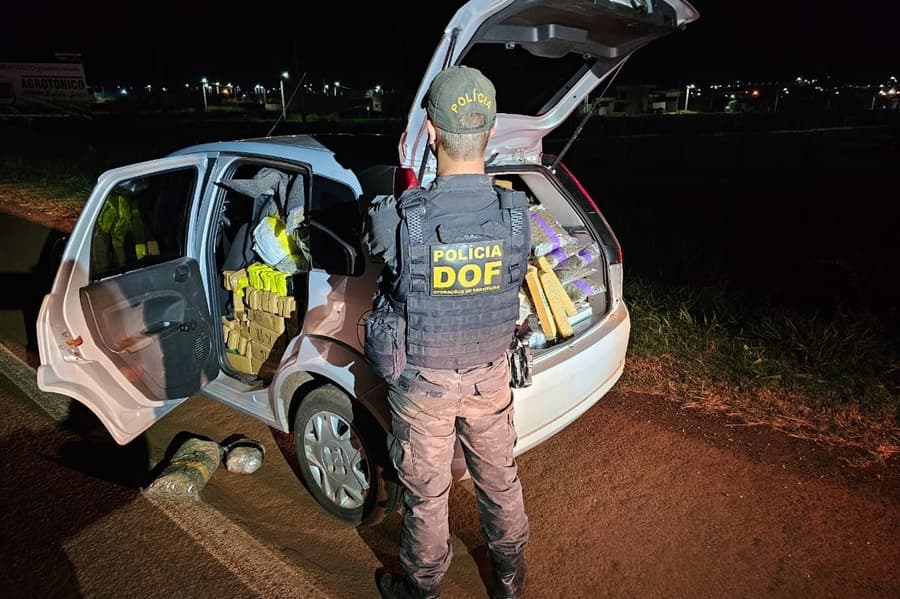 Traficante que transportava carga de drogas avaliada em R$ 2 milhões para Sidrolândia é preso pelo DOF