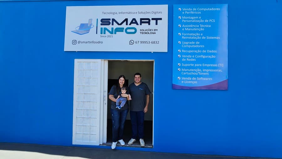 Com mais de 20 anos de experiência, Rodrigo Gomes inaugura a Smart Info em Sidrolândia