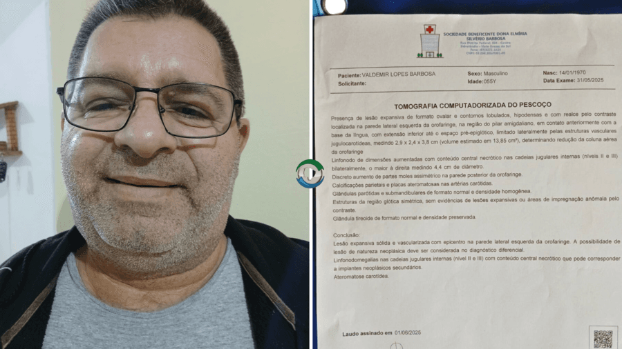 Família de Sidrolândia promove vaquinha para custear tratamento de Valdemir Lopes Barbosa