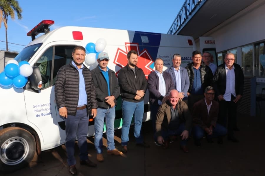 Câmara de Vereadores de Maracaju entrega ambulância à população com recursos da devolução do duodécimo