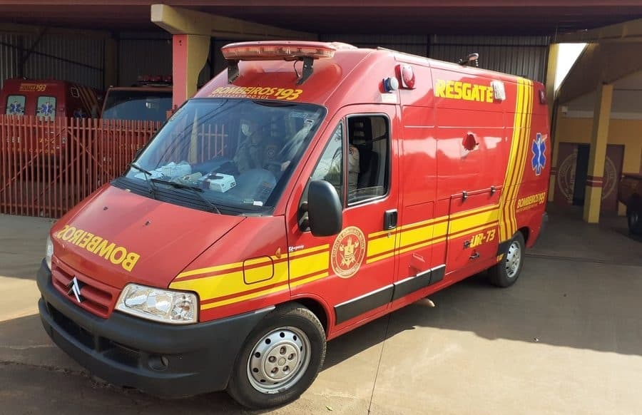 Homem de 41 anos é esfaqueado na cabeça e socorrido pelo Corpo de Bombeiros em Maracaju