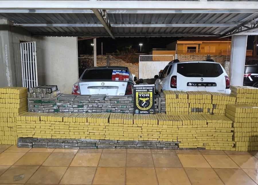 Polícia Militar Rodoviária apreende mais de 2 toneladas de maconha em Sidrolândia