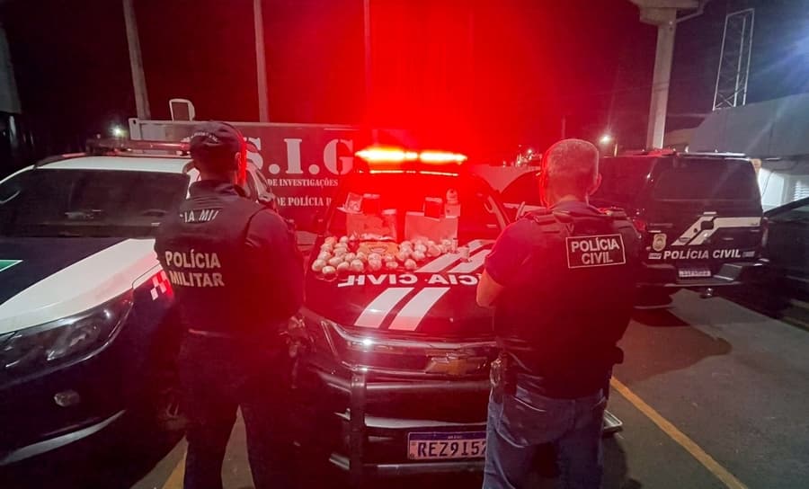 Operação Última Forma: Polícia Civil apreende drogas avaliadas em R$ 100 mil e prende três pessoas em Maracaju