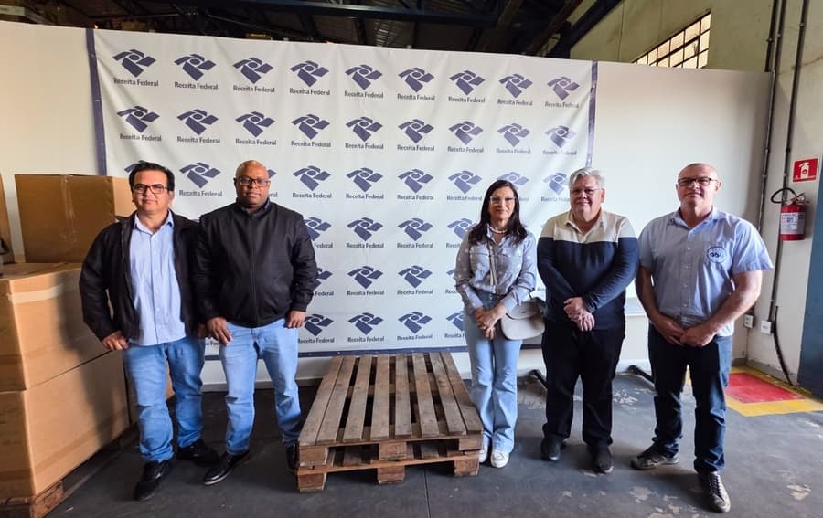 Receita Federal realiza doação de mercadorias para Bazar Beneficente do Hospital Soriano Corrêa