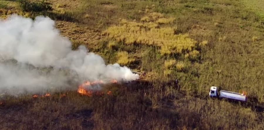 Focos de incêndio mobilizam Corpo de Bombeiros e caminhões-pipa da Prefeitura em Maracaju