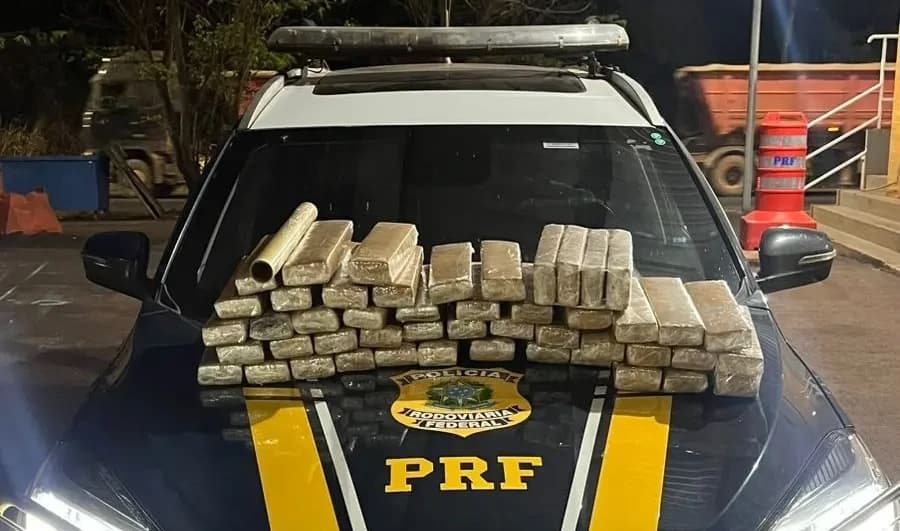 Carga de maconha que saiu de Sidrolândia é apreendida pela PRF em Rio Verde