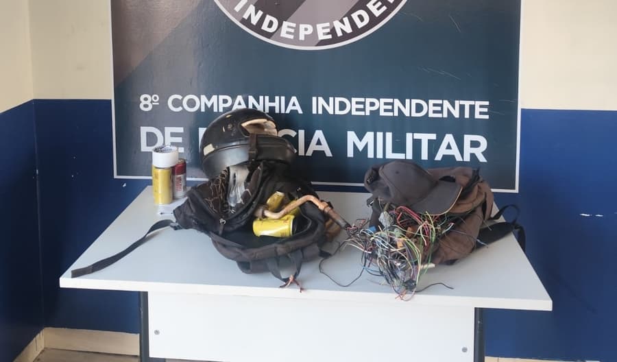 Ação rápida da Polícia Militar evita furto de peças em pátio de veículos apreendidos