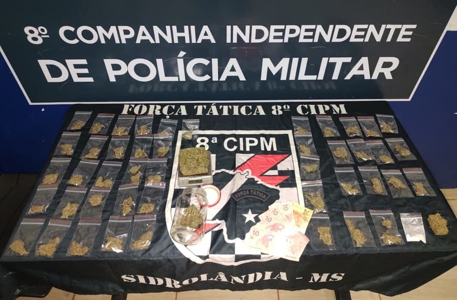 Força Tática prende homem por tráfico de drogas no Bairro São Bento