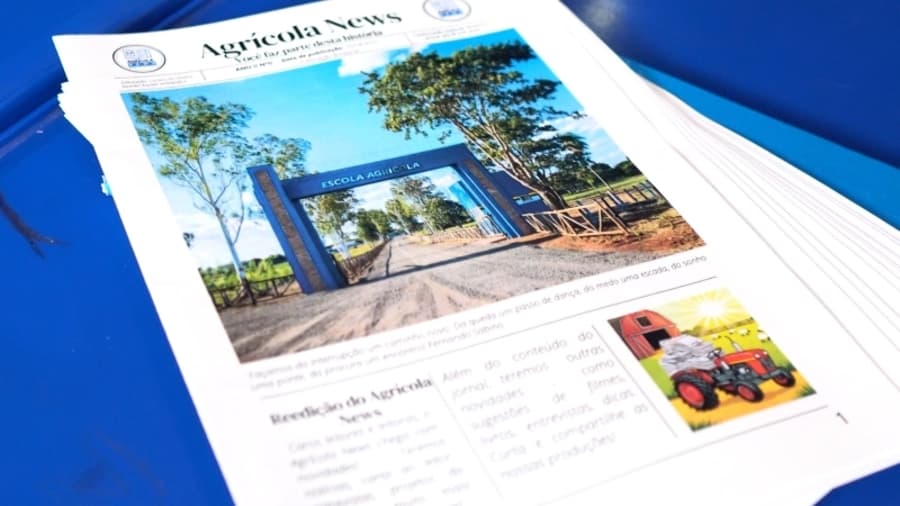 Escola Agrícola de Maracaju ganha destaque nacional com projeto "Jornal Agrícola News"