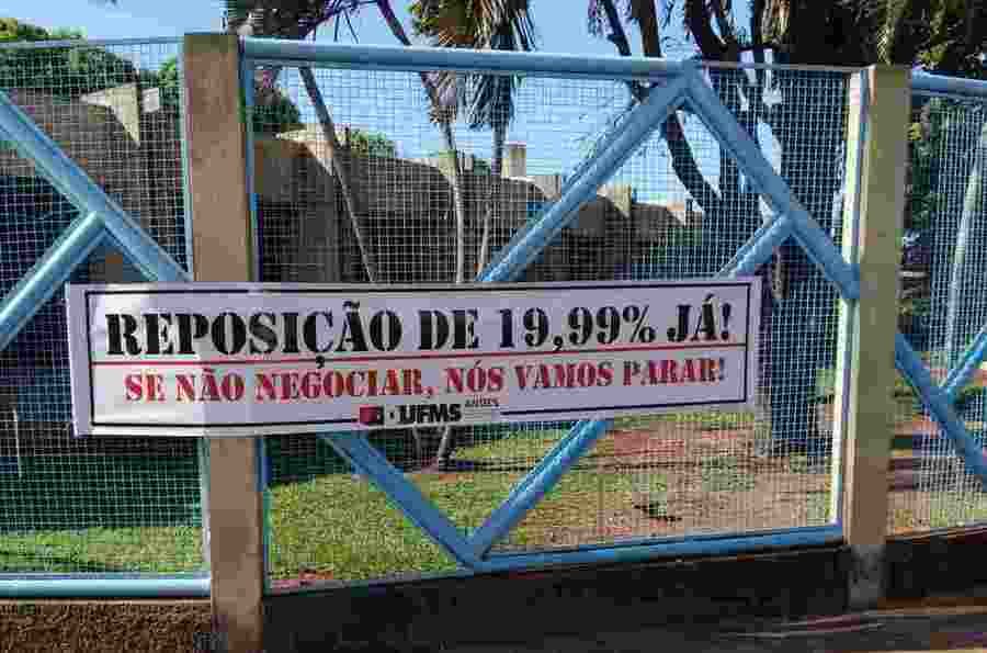 Professores da UFMS fazem paralisação na próxima quinta-feira em todos os campi do Estado