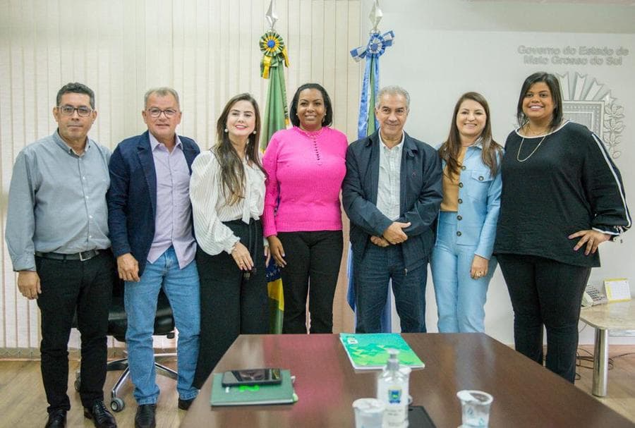 Em visita ao governo, autoridades de Maracaju pedem instalação da Delegacia da Mulher