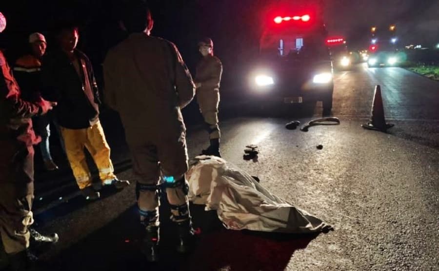 Idoso de 76 anos é atropelado e morre na MS-162; condutor fugiu sem prestar socorro