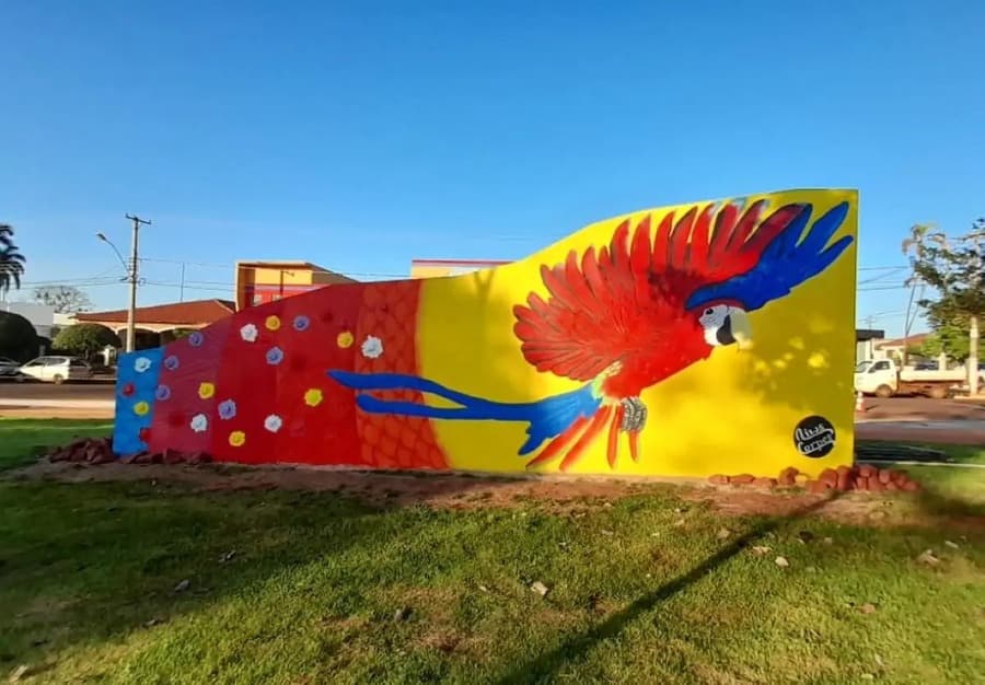 Com grande habilidade no grafite, artista plástico do Pará escolhe Maracaju como novo lar