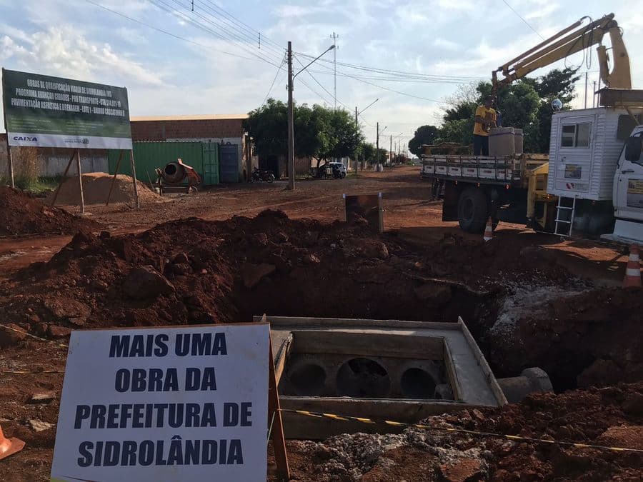 Começam as obras de drenagem no Bairro Cascatinha I