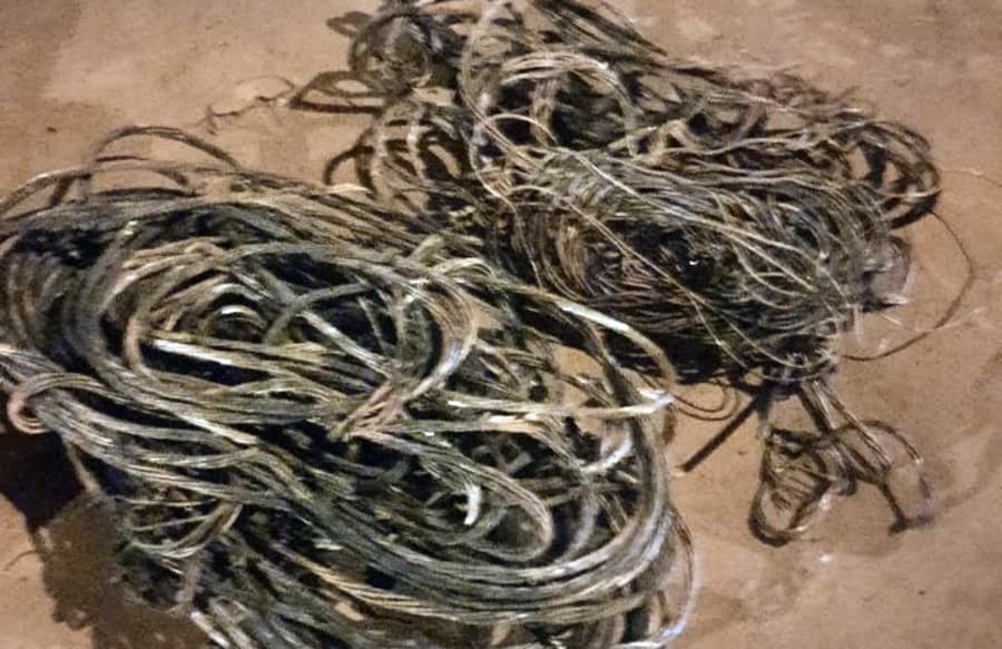 Ladrão de cabos preso no domingo e solto na segunda ataca de novo