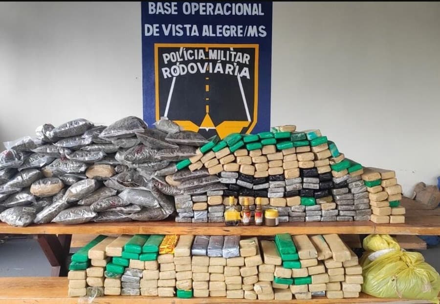 Homem de 33 anos é preso em flagrante com 280 Kg de drogas em Maracaju