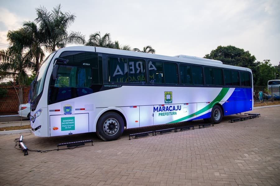 Com emenda de Herculano Borges, Maracaju recebe ônibus para atender esportistas