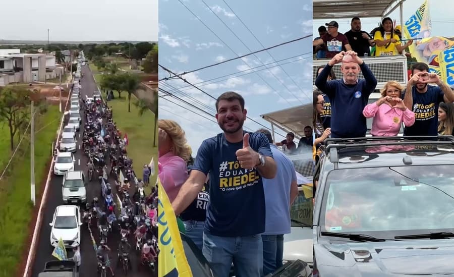Carreata de Jamilson Name surpreende e deputado destaca forte apoio na cidade