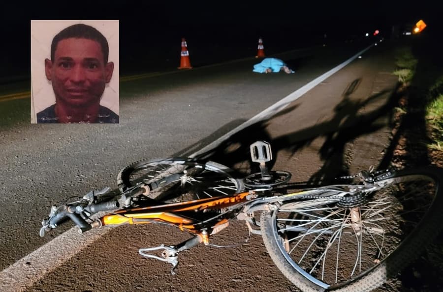 Ciclista que morreu atropelado na MS-162 é identificado e tinha 43 anos de idade