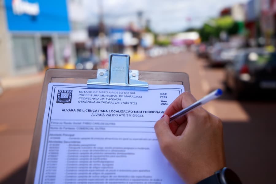 Guia de Pagamento de Alvará de Funcionamento 2023 já está disponível no site da Prefeitura