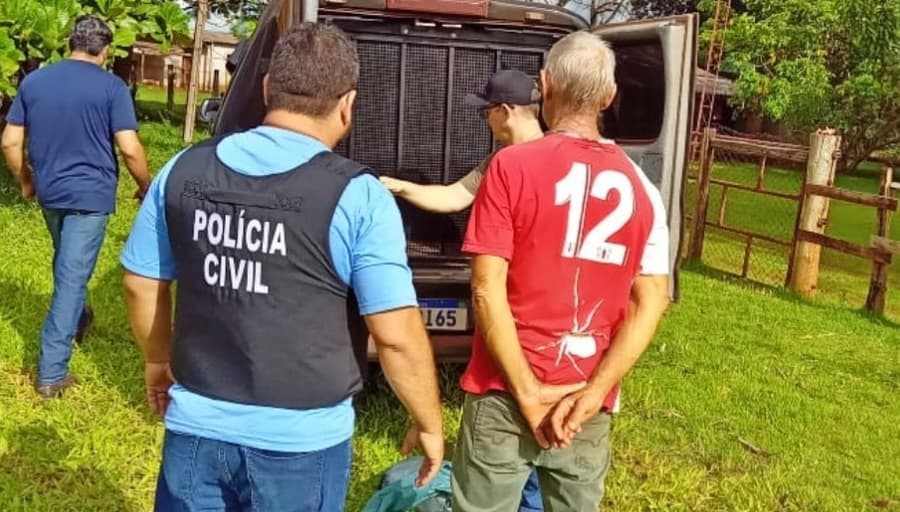 Acusado de estuprar as netas, idoso foragido é preso em Sidrolândia