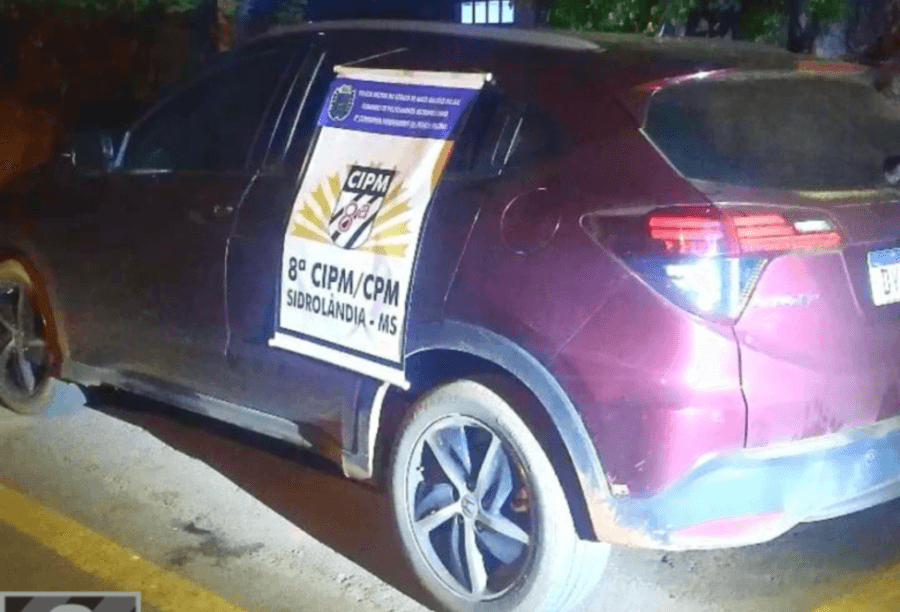 Em Sidrolândia, PM prende homem evadido do sistema prisional e recupera veículo roubado