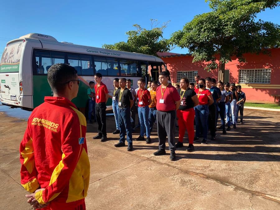 Atividades dos Bombeiros do Amanhã retornaram nesta segunda-feira em Sidrolândia