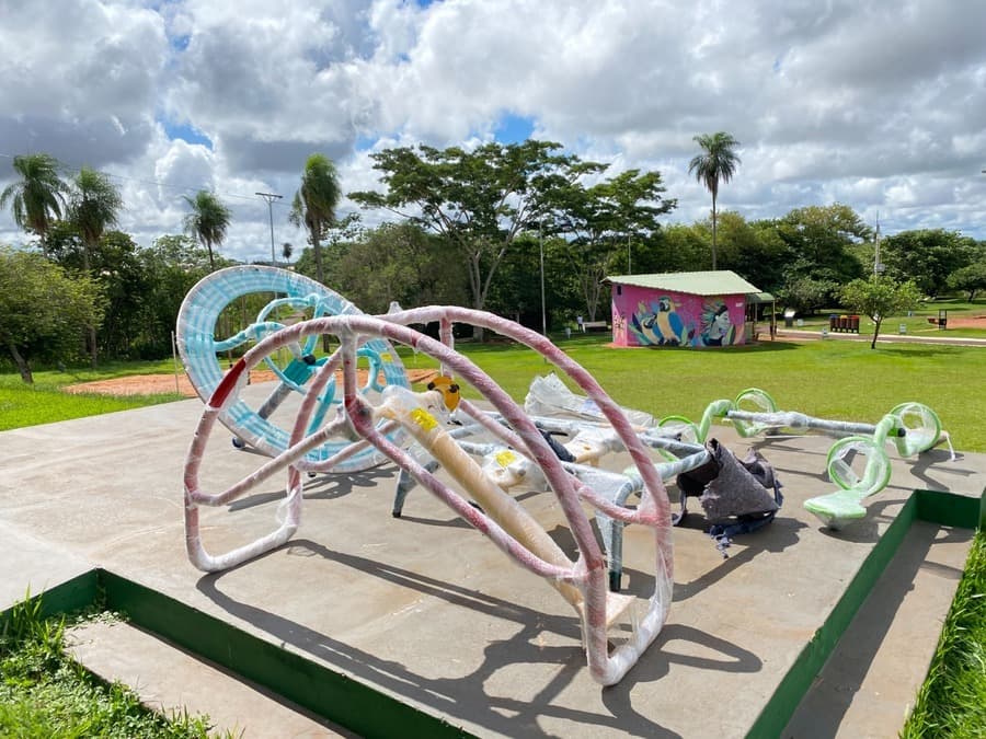 Prefeitura de Sidrolândia adquire novos equipamentos para o lazer das crianças