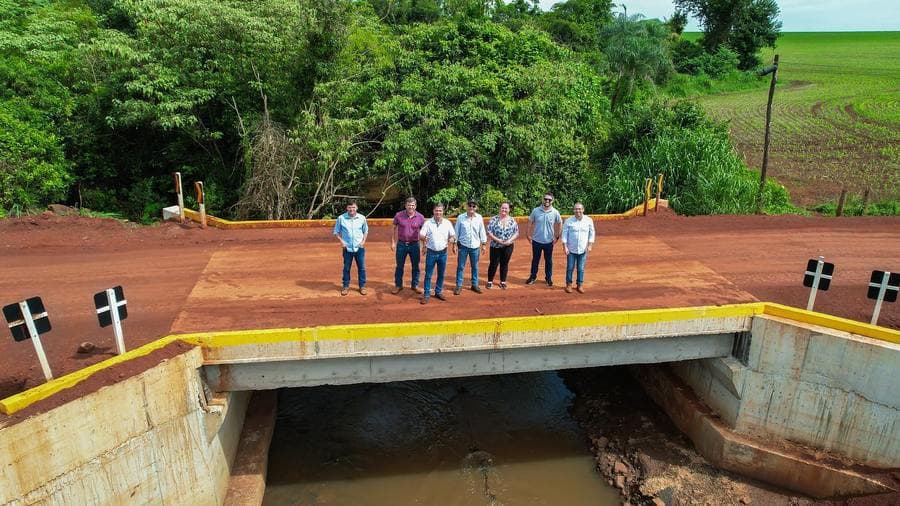 Prefeitura de Maracaju realiza entrega de três pontes de concreto na área rural