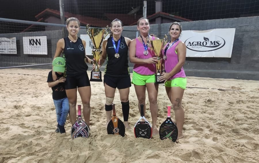 Com apoio da Prefeitura, 1° Municipal de Beach Tennis foi sucesso em Maracaju