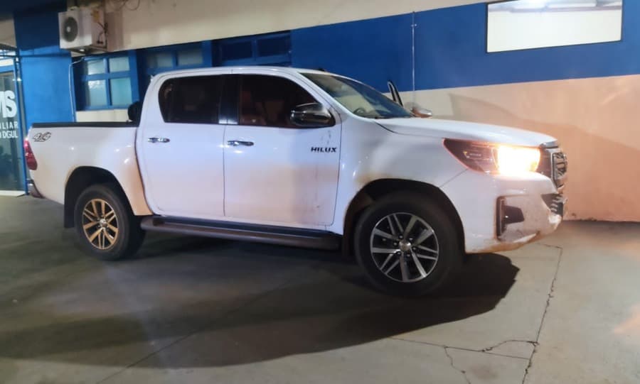 Em Maracaju, Polícia Militar recupera caminhonete furtada
