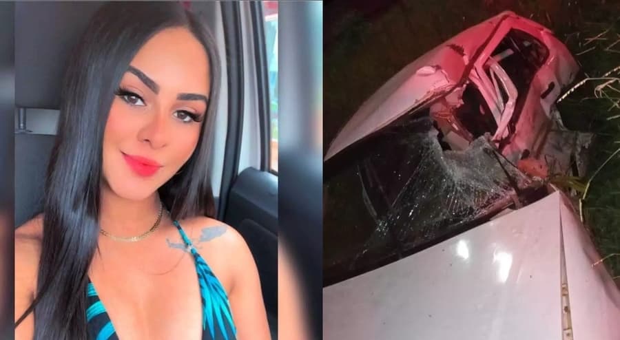 Mulher de 26 anos morre e outra fica ferida após colisão entre carro e carreta na MS-164