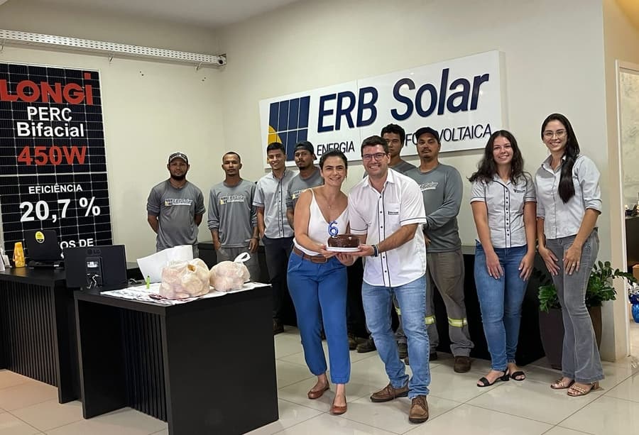 ERB Solar completou 6 anos de sucesso atendendo em Maracaju e toda a região