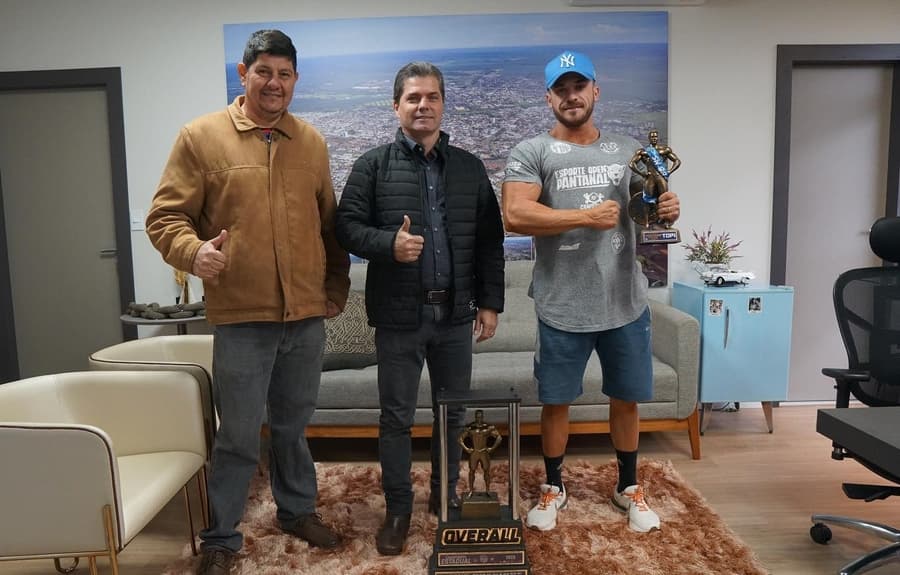 Fisiculturista de Maracaju receberá apoio da prefeitura em competições e eventos