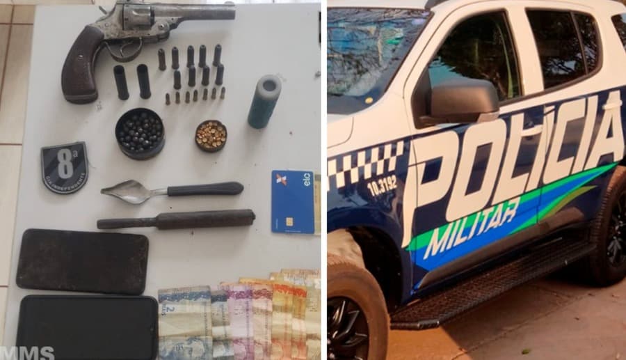 Polícia Militar prende dois e fecha “boca de fumo” após ladrão confessar furto