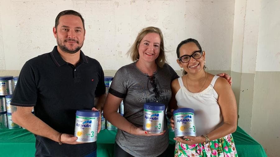 Assistência Social recebe mais 180 latas de leite especial do Nutrimais Atacado