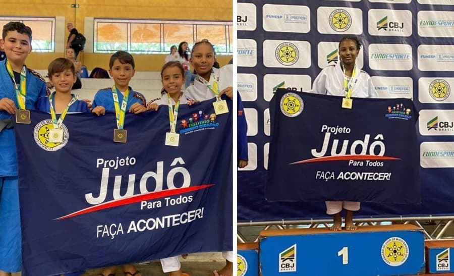Projeto Judô para Todos e Instituto Pequeno Cidadão conquistam medalhas em Campeonato Estadual