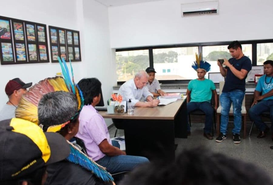 Geraldo Resende se compromete em buscar recursos para construir UBS em Aldeia Indígena